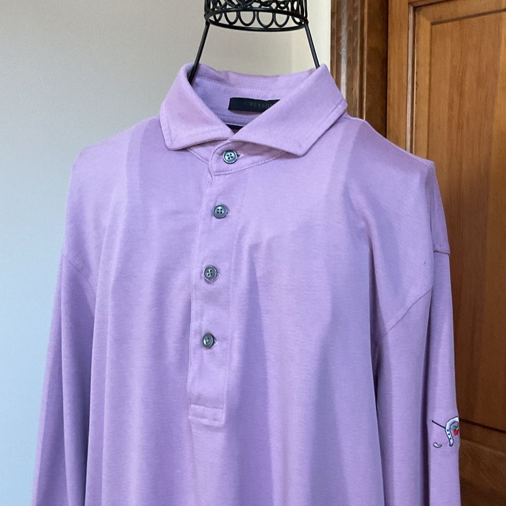 Greyson Omaha Long Sleeve Polo, Medium